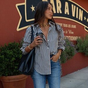 Get the look! J. Crew gold chain necklace. Classes up any outfit!